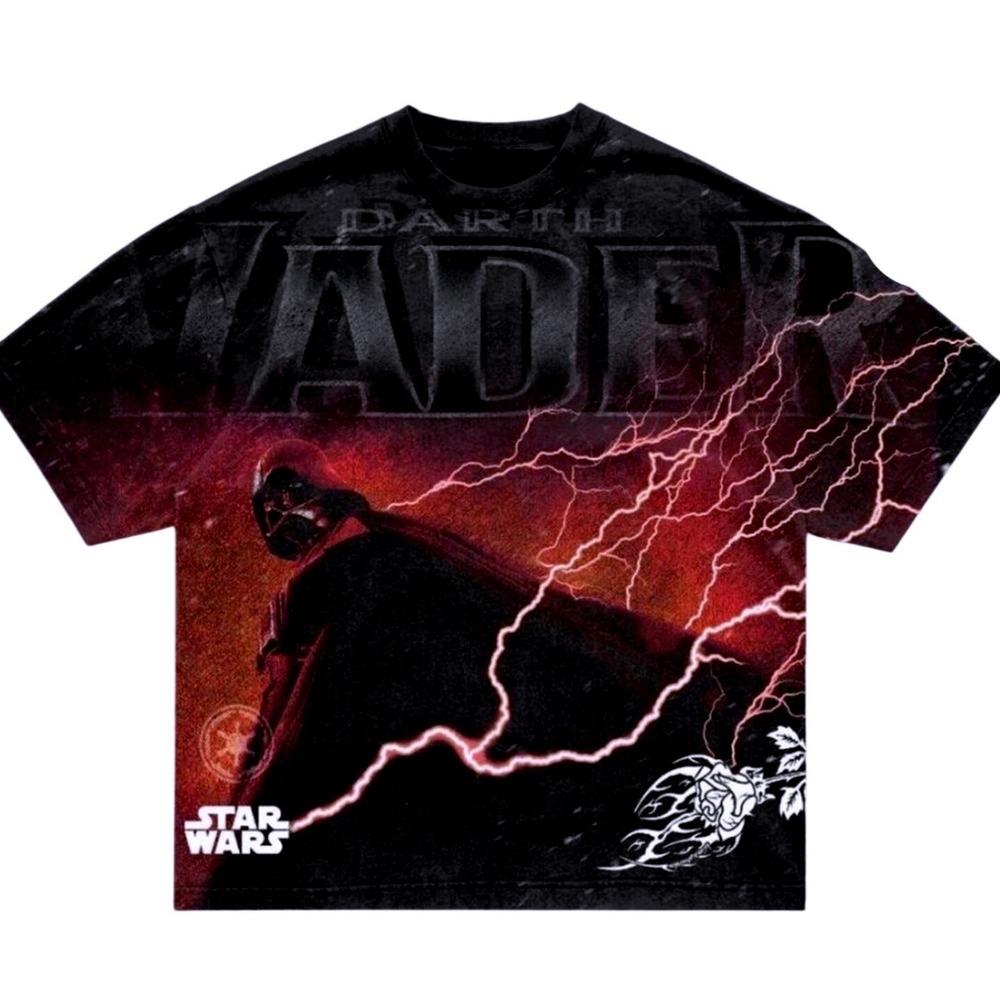 Civil Regime Star Wars Darth Vader Rise Oversized Tee Vintage Black LCCRTT005